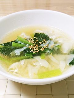 残った餃子で簡単餃子スープ-レシピのメイン写真