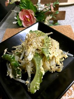 ゴーヤともやしの中華炒め-レシピのメイン写真