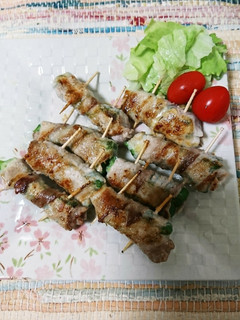 チーズピーマン豚バラ巻き♪-レシピのメイン写真