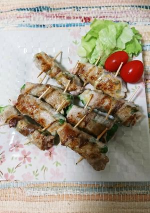 チーズピーマン豚バラ巻き♪-レシピのメイン写真