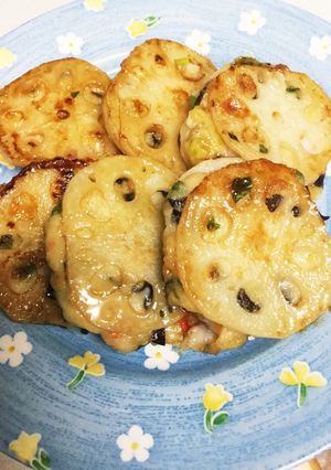 蓮根のはんぺん挟み焼き-レシピのメイン写真