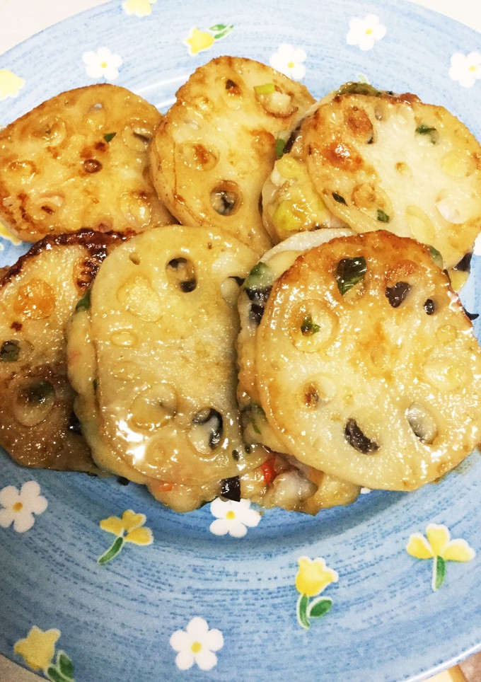 蓮根のはんぺん挟み焼き-レシピのメイン写真