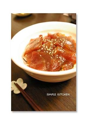 ☆簡単マグロの漬け丼☆-レシピのメイン写真