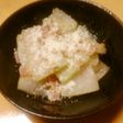 冬瓜とベーコンのにんにく炒め