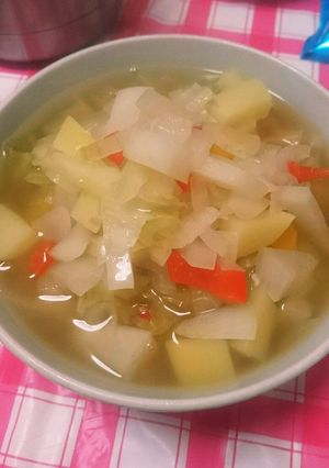 野菜たくさん、ブイヨンスープ-レシピのメイン写真