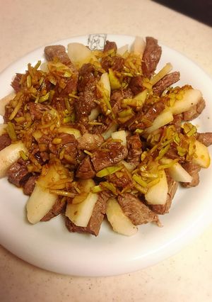 焼肉と梨のあっさり和え-レシピのメイン写真