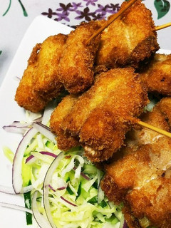 ねぎの豚肉巻き串揚げ-レシピのメイン写真