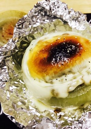 丸ごと玉ねぎの肉詰め カレー風味-レシピのメイン写真
