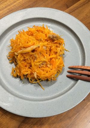 人参とツナの塩麹炒め-レシピのメイン写真