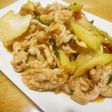 豚とセロリの甘みそ炒め