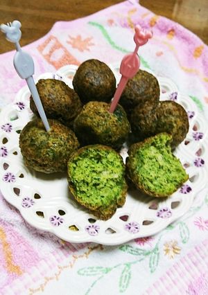 サクッとフワッとモロヘイヤドーナツ-レシピのメイン写真