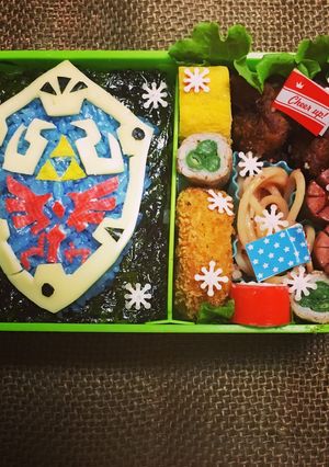 キャラデコ弁☆ゼルダの伝説の盾-レシピのメイン写真
