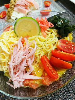 果肉たっぷり‼オレンジの冷やし中華タレ-レシピのメイン写真