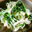 簡単!水菜とえのきのポン酢の胡麻和え♪