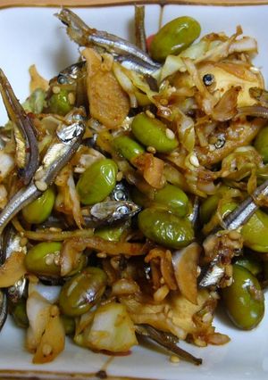 お家ではしご酒!小魚と枝豆のおつまみ-レシピのメイン写真