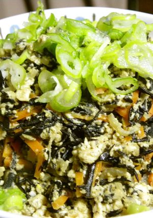ひじき✿卵の煎り豆腐-レシピのメイン写真