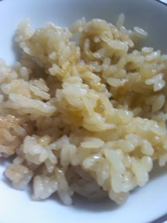 シャンタンさくらご飯-レシピのメイン写真