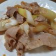 豚バラ肉とネギのあっさり炒め