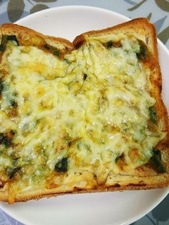 おにぎり丸で!簡単カレーチーズトースト☆-レシピのメイン写真