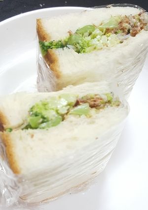 しらすとブロッコリーのサンドイッチ-レシピのメイン写真