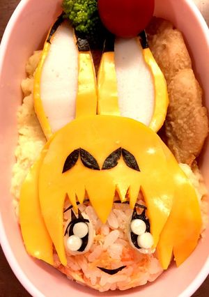 けものフレンズ サーバルのキャラ弁-レシピのメイン写真