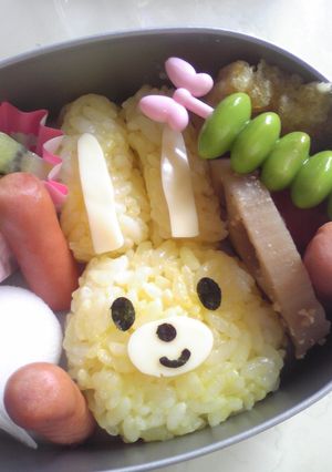 年中■お弁当(うさぎ)-レシピのメイン写真