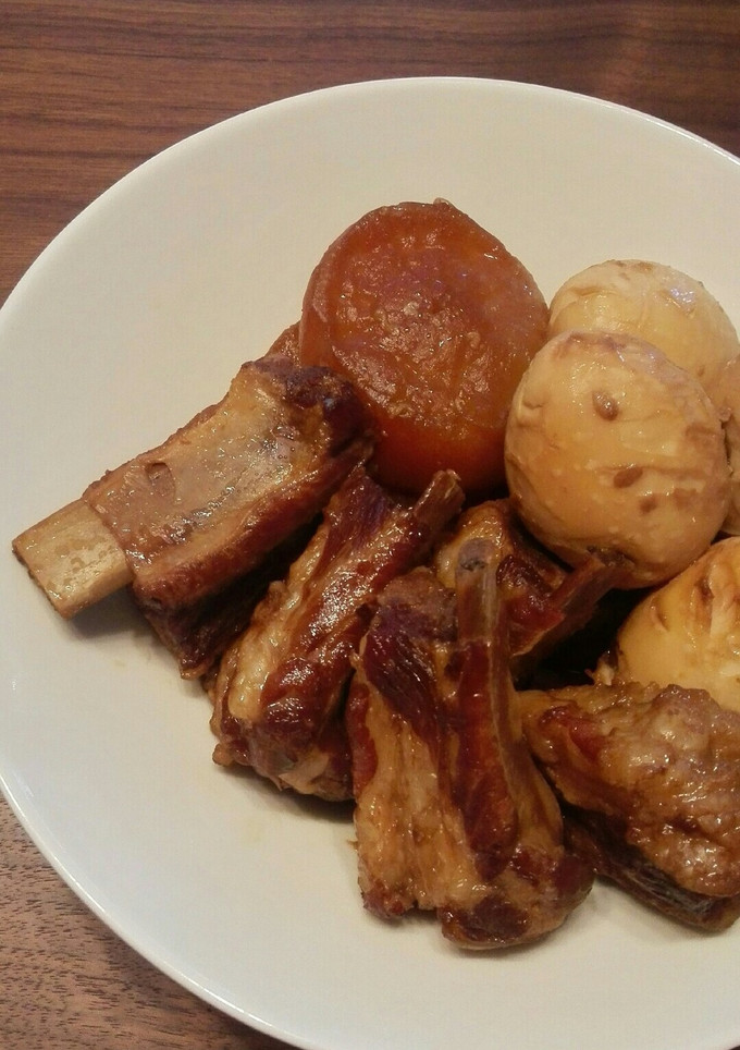 スペアリブと大根と卵の甘酒甘辛煮-レシピのメイン写真