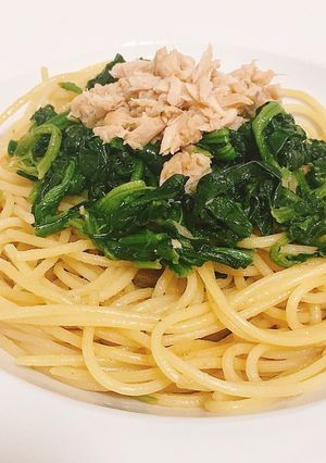 ほうれん草とツナの和風パスタ☆-レシピのメイン写真