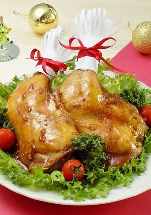 漬けて焼くだけ♥クリスマスローストチキン-レシピのメイン写真