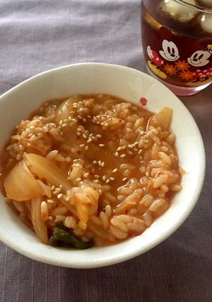 キムチ雑炊-レシピのメイン写真