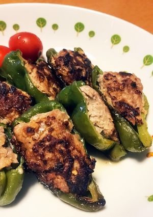 ピーマンの肉詰め-レシピのメイン写真