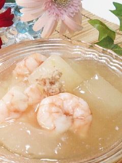 冬瓜と海老の煮物-レシピのメイン写真