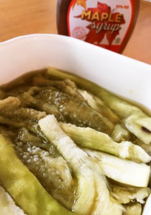 やさしい味☆秋茄子のメープル和風だし-レシピのメイン写真