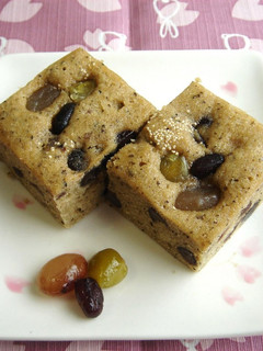 お豆とほうじ茶の和風ケーキ-レシピのメイン写真