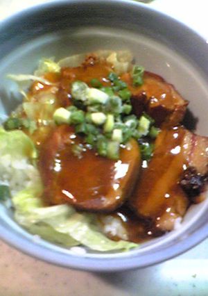 あぶり角煮丼ｗ-レシピのメイン写真