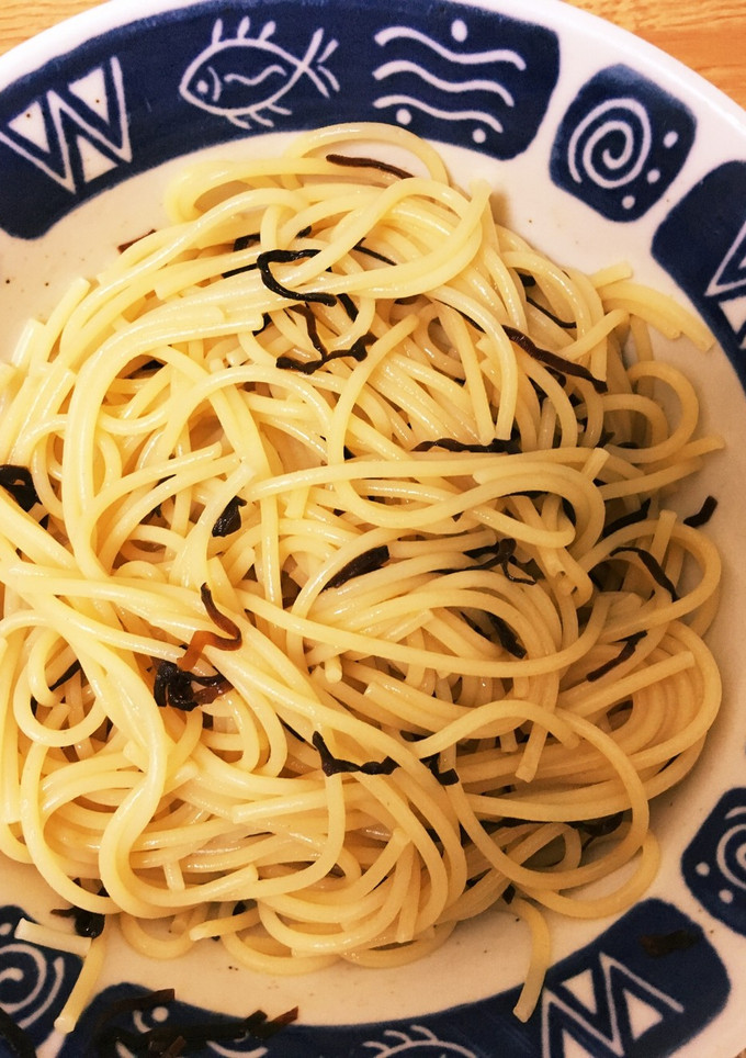 塩昆布だけ！超簡単！10分完成和風パスタ-レシピのメイン写真