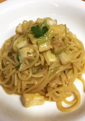 ホタテの貝焼き風カルボナーラ-レシピのメイン写真