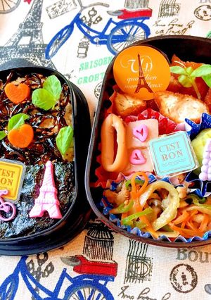 ささみカツ甘だれ★自転車エッフェル塔弁当-レシピのメイン写真
