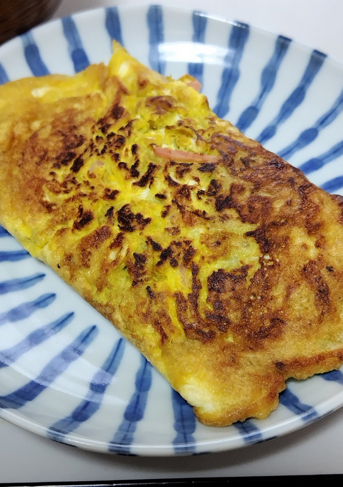 とろろ昆布と紅しょうがを玉子焼きに入れて-レシピのメイン写真