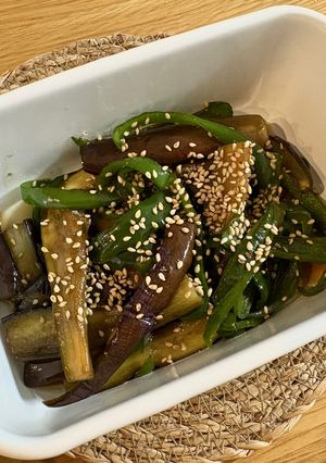 作り置き　茄子とピーマンの炒め物-レシピのメイン写真
