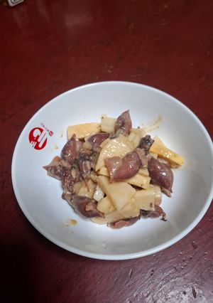 ホタルイカとタケノコの辛子酢味噌和え-レシピのメイン写真