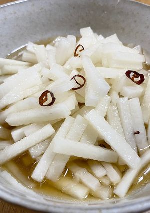 大根のラーパーツァイ風(中華風甘酢漬け)-レシピのメイン写真