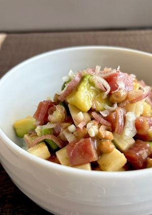 まぐろ納豆アボカド長芋のスタミナ丼-レシピのメイン写真
