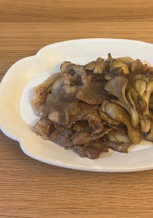 豚肉と舞茸の甘辛炒め-レシピのメイン写真