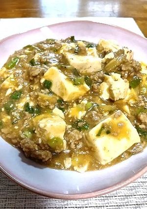 レンチン簡単、米粉でとろみの麻婆豆腐-レシピのメイン写真
