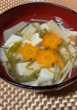 たけのことめかぶの汁-レシピのメイン写真