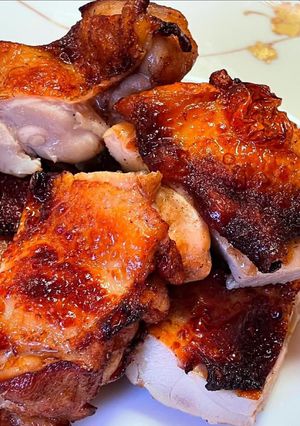 鶏のもも肉だけで手軽に！ローストチキン風-レシピのメイン写真