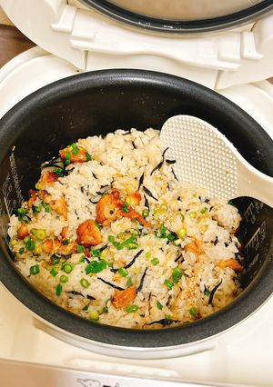 焼き鳥ねぎ生姜おにぎり-レシピのメイン写真