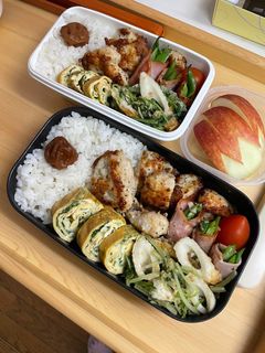 20240926娘ちゃん息子っちのお弁当-レシピのメイン写真