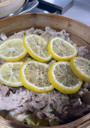 豚バラ肉と白菜のレモン蒸し(鶏ガラ味)-レシピのメイン写真